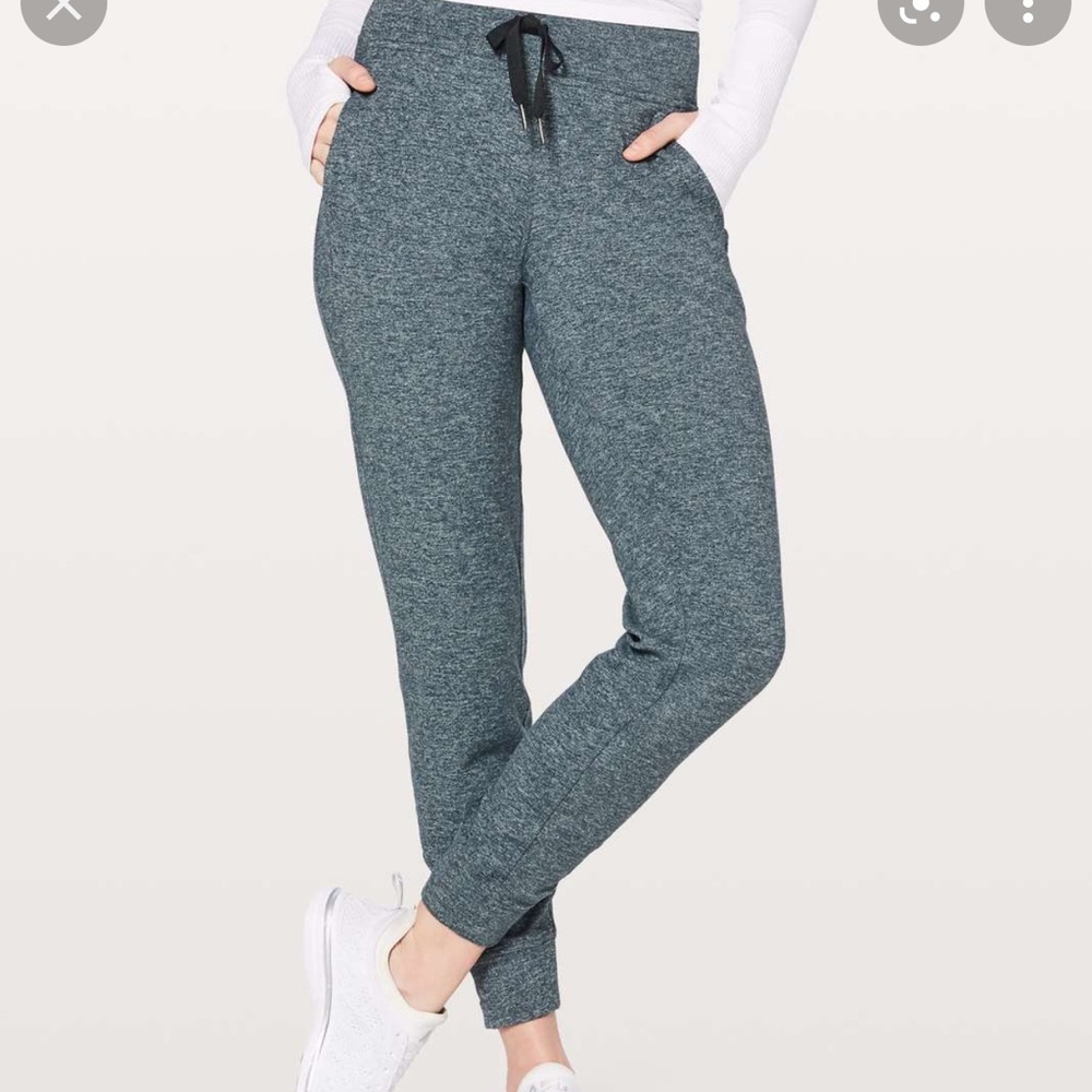 ISO: Lululemon Ready To Rulu Heathered Nocturnal Teal Joggers